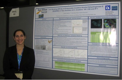 Presenting our poster!