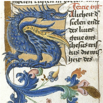 A Medieval Fantasy Dragon