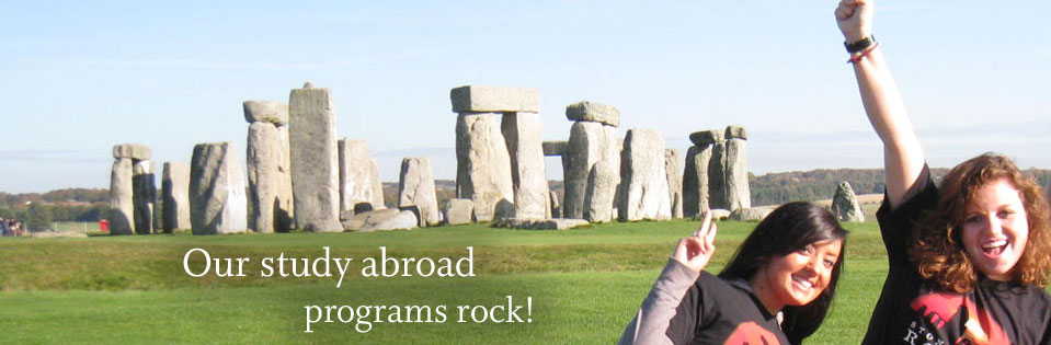 Our study abroad programs rock!
