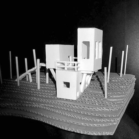An image of a student architecture model