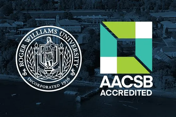 RWU and AACSB logos.