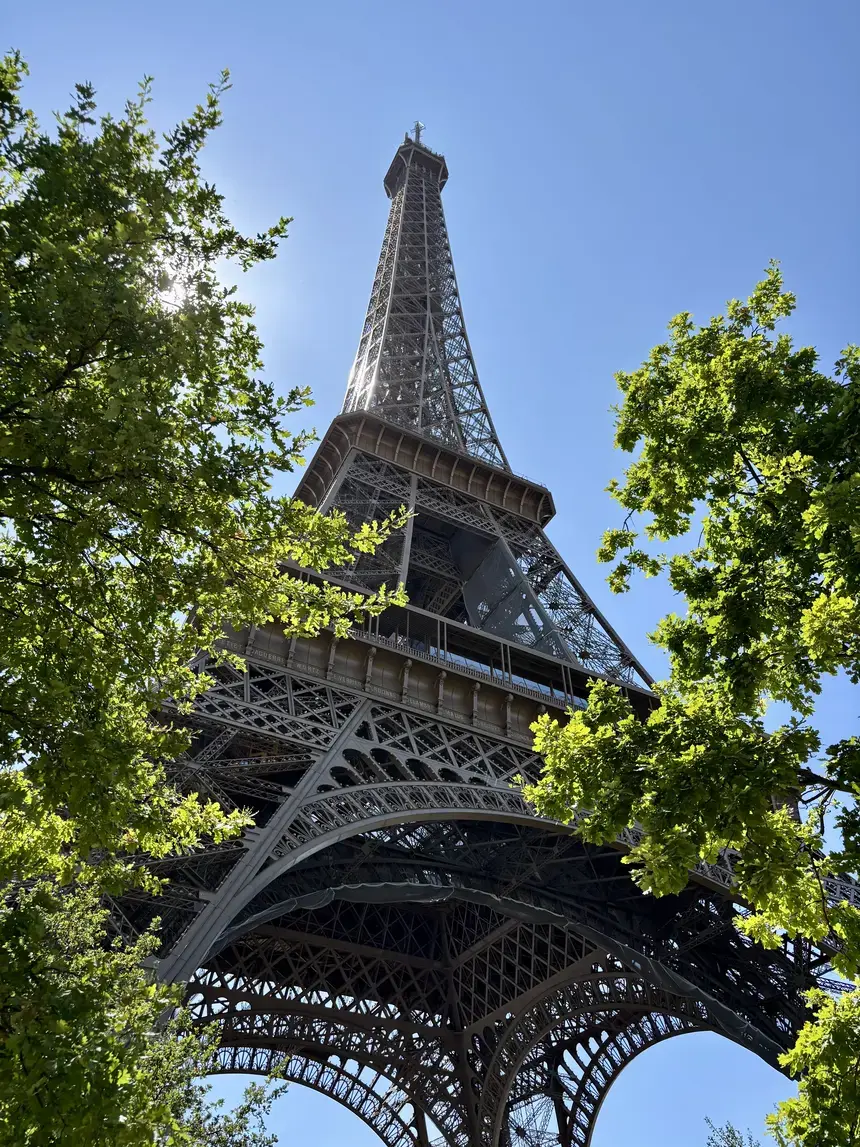 A photo of the Eifel Tower