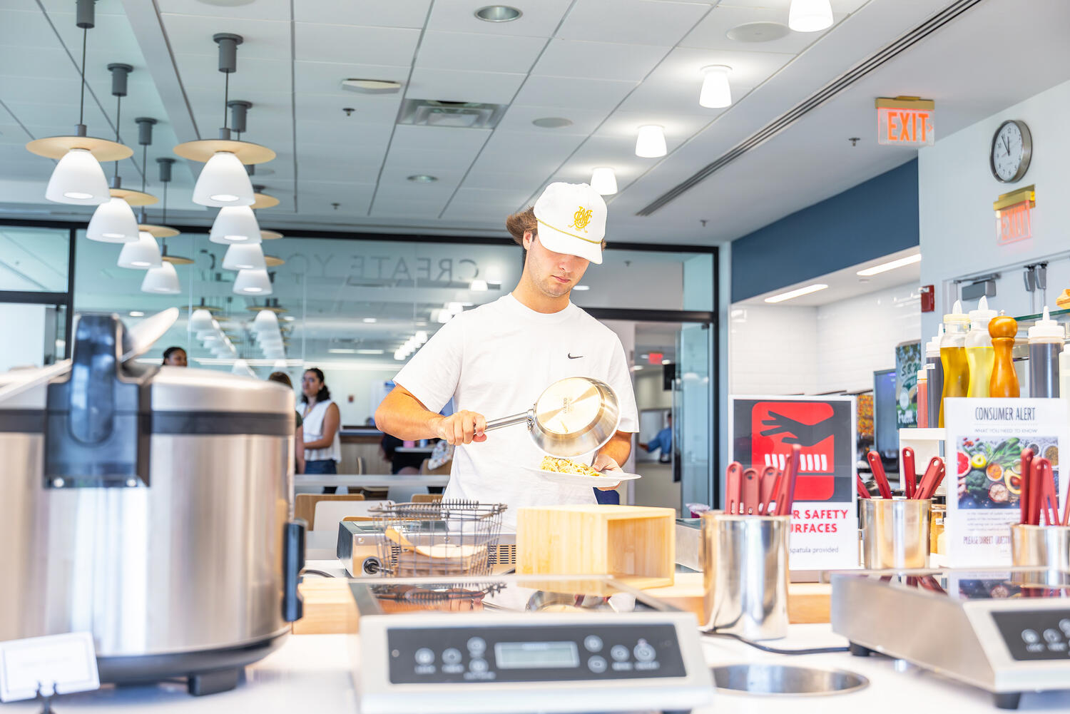 The upper Commons's new look offers a simpler design with more emphasis on sustainability.