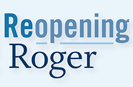 Reopening Roger logo