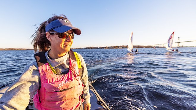 The RWU Sailing team has consistently been one of the top ten groups in College Sailing based on Sailing World rankings.