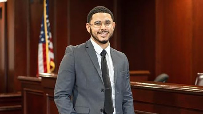 Jonte McKenzie has served as the Student Bar Association president and vice president of the Black Law Student Association.