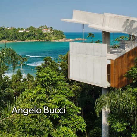 A photo of a home design by architect, Angelo Bucci