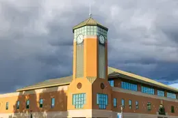 The clocktower on the Bristol campus