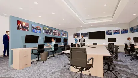 Rendering of the redesigned Center for Advanced Financial Education.