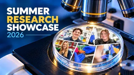 RWU students take their summer research from the lab to the spotlight, showcasing hands-on discovery across disciplines at the 2026 Summer Research Showcase.