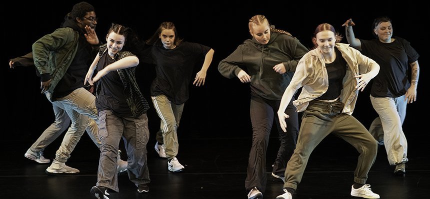 dancers in a performance