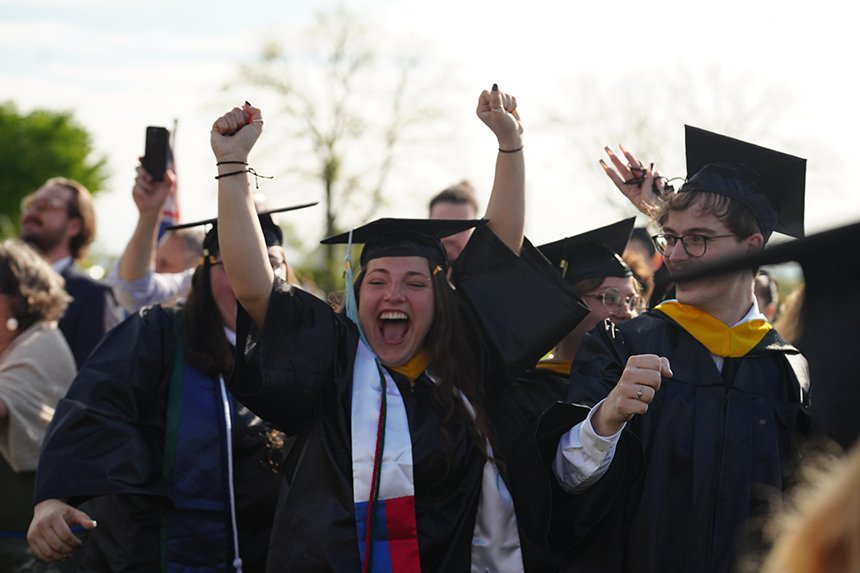 Graduates celebrate