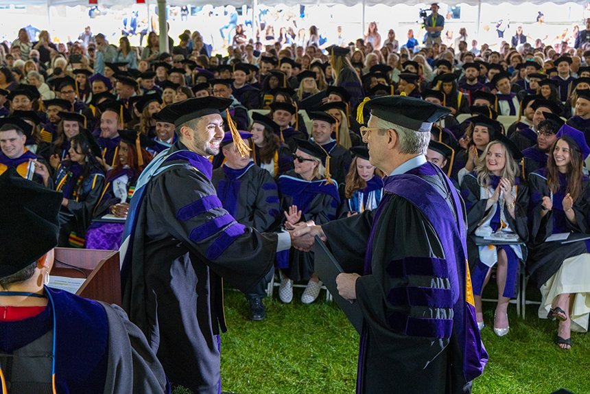 School of Law graduate receives degree