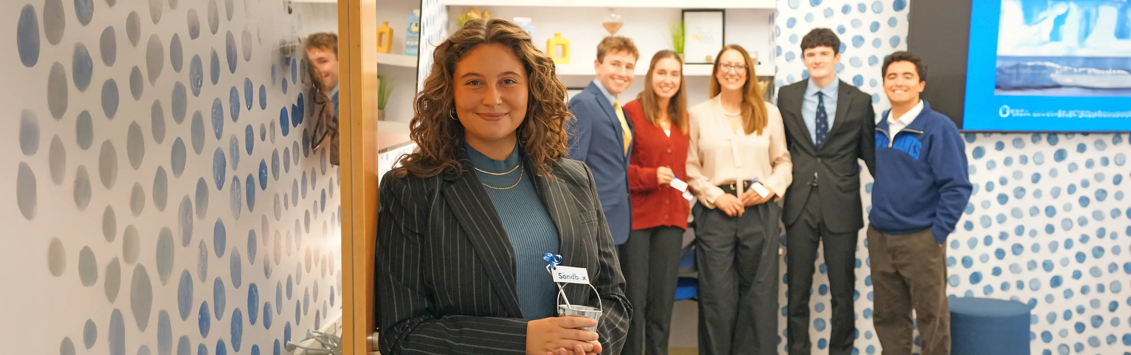 Media Studies students pose for a photo