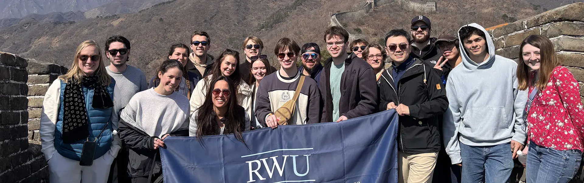 MBA students visit the Great Wall of china